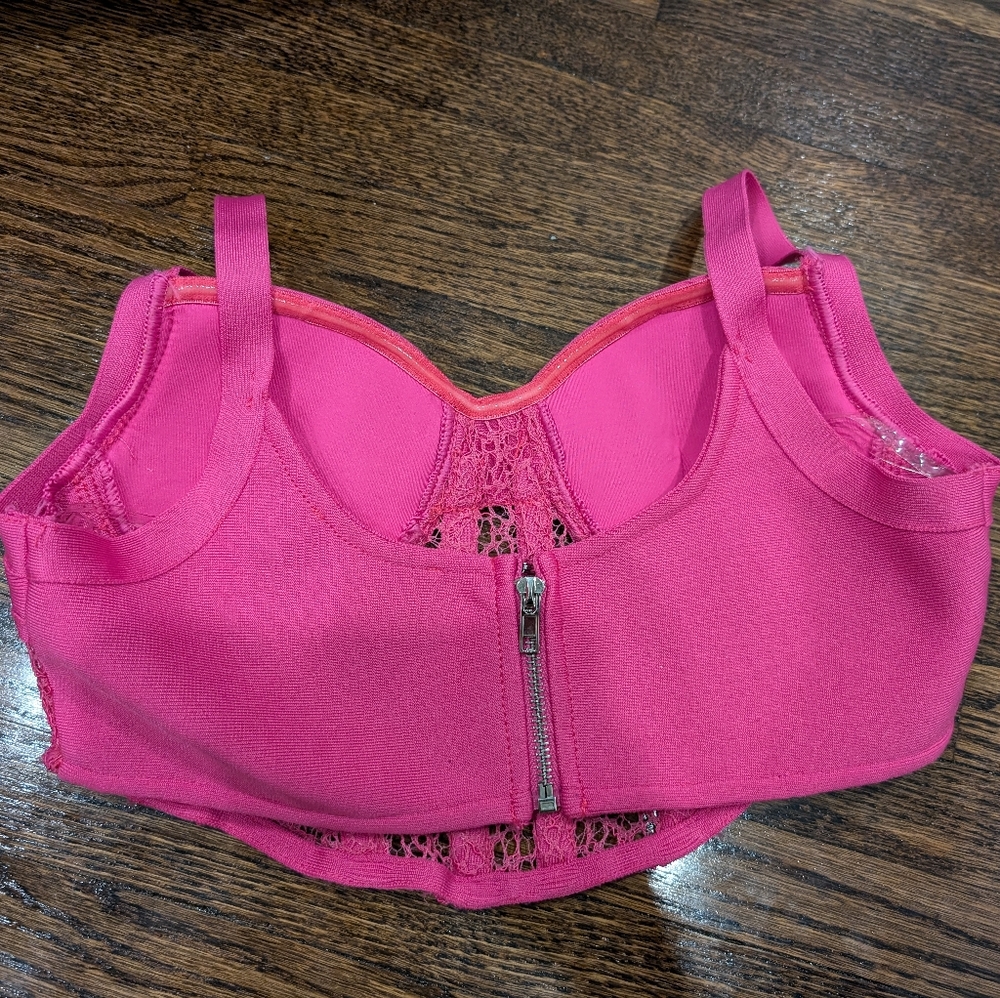 Rivir Fuschia Corset Top NWT - Picture 5 of 5
